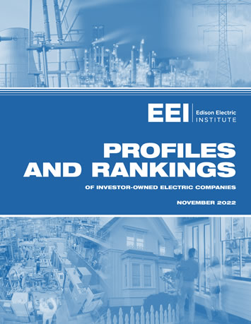 Profiles and Rankings of Investor-Owned Electric Companies -2022 
